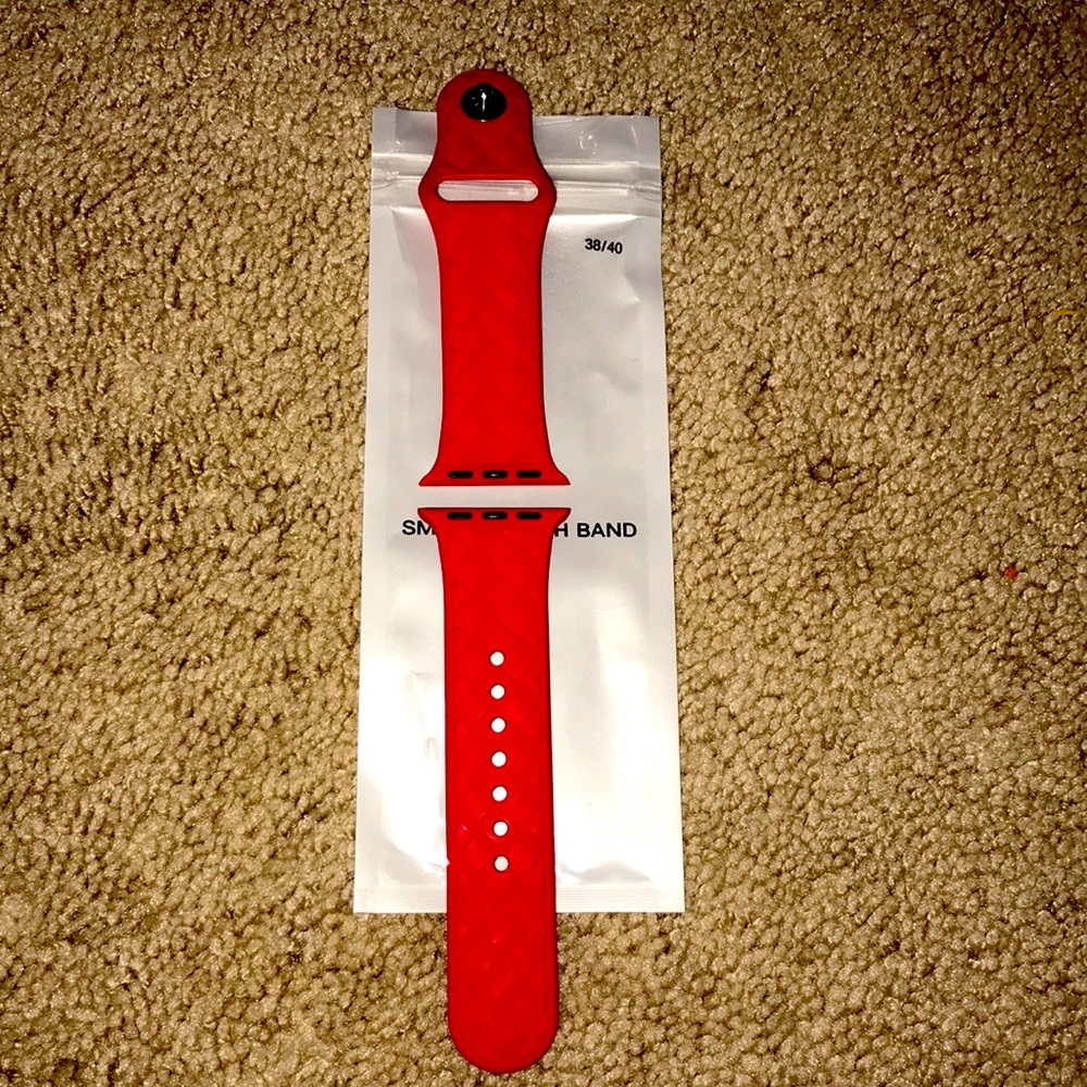 Red Apple watch band